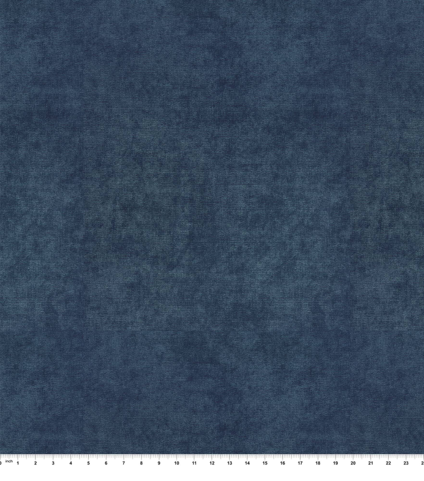 Springs Creative Modern Coastal Orleans Blue Mohair Fabric